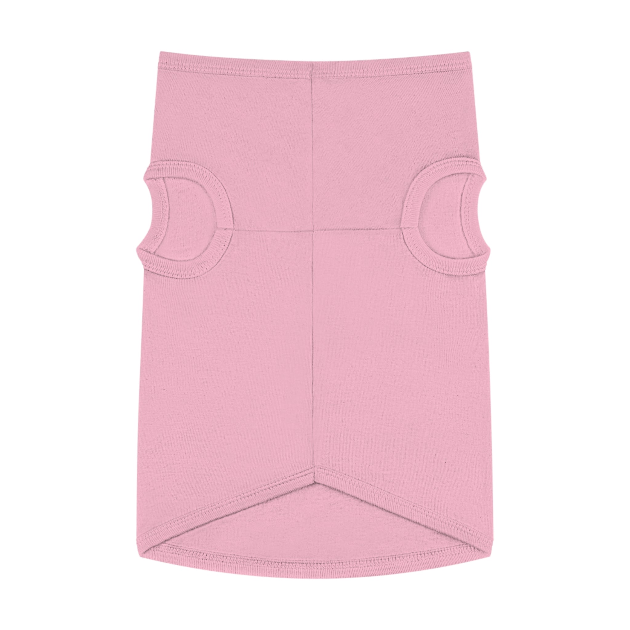 Soft Pink Sustainable Pet Tank Top for Comfortable Wear in Eco-Friendly Fabric