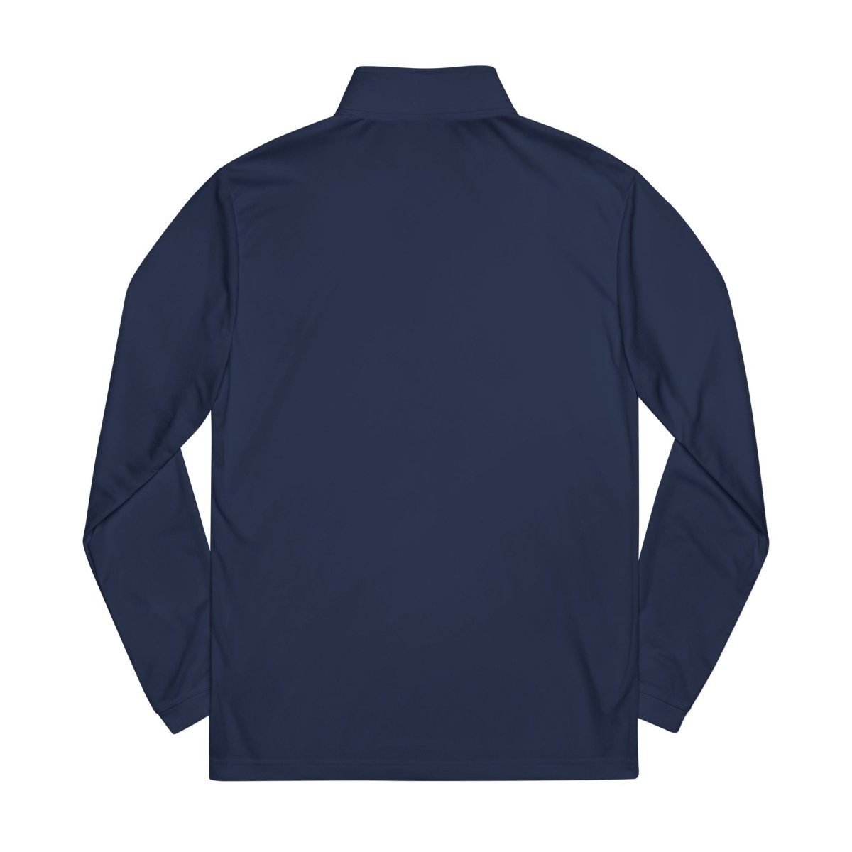 Navy eco-friendly athletic wear sweatshirt with a sleek design and comfortable fit