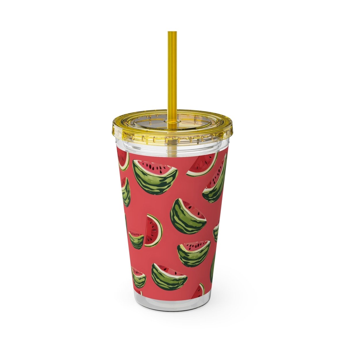 Watermelon Sunsplash Tumbler with Straw