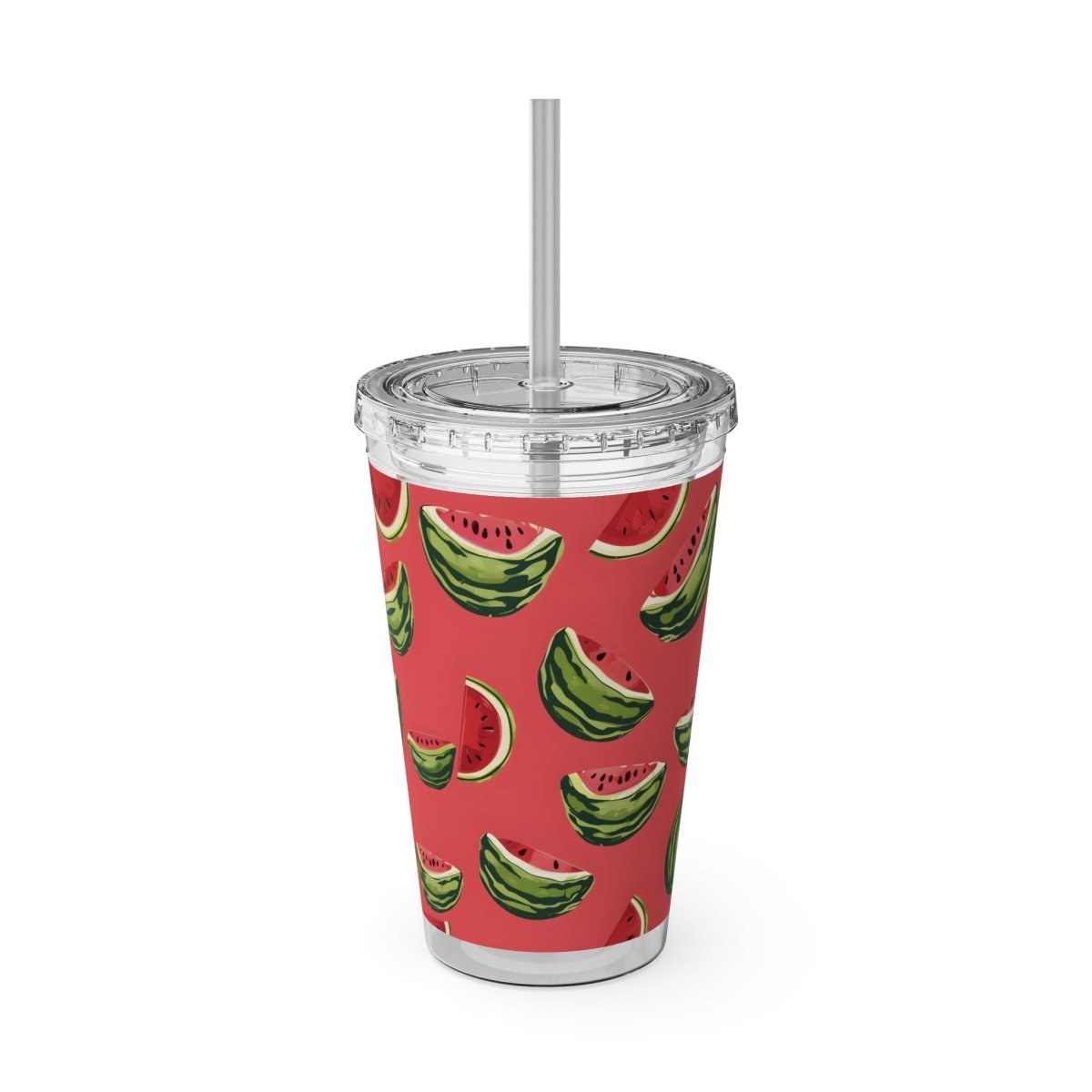Watermelon Sunsplash Tumbler with Straw