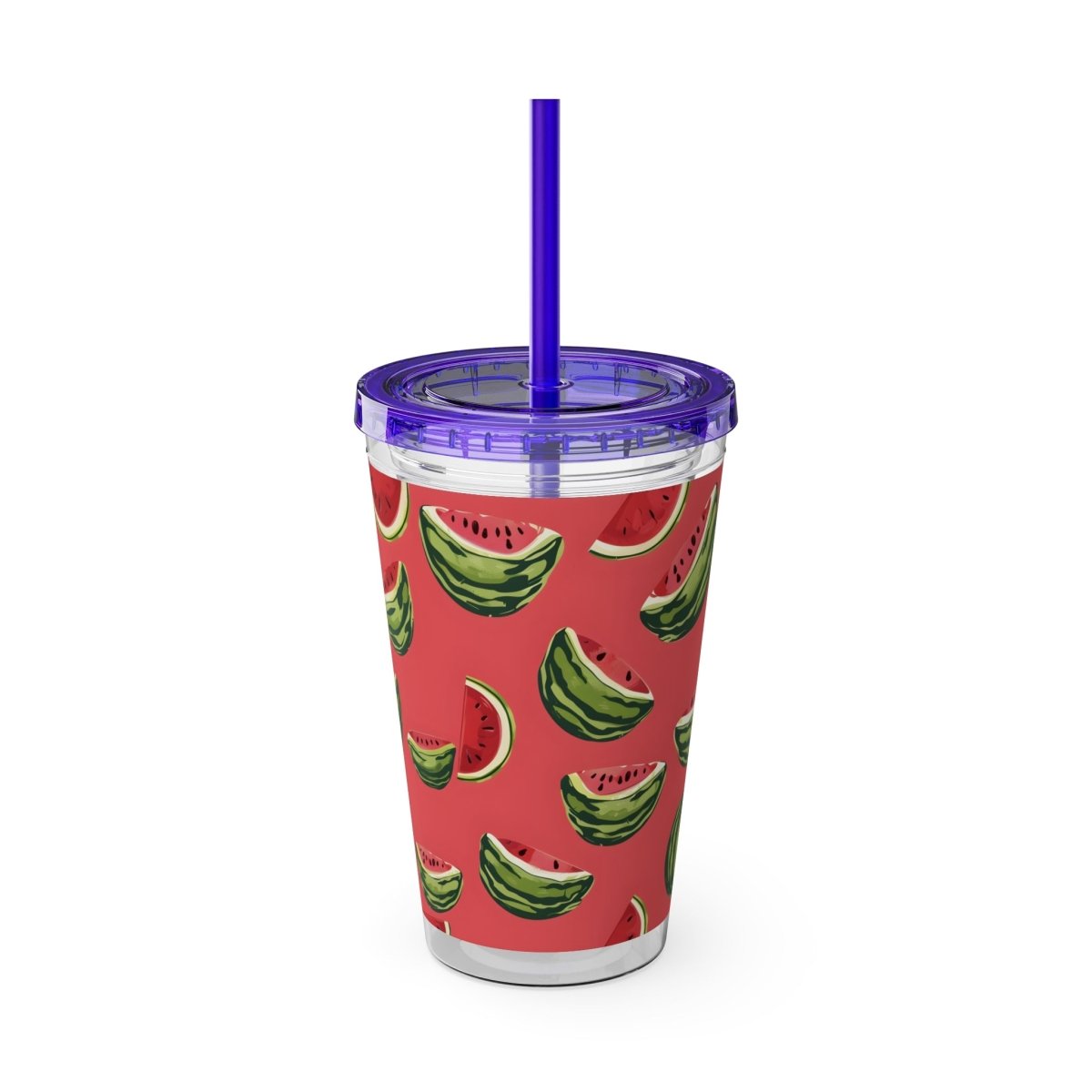 Watermelon Sunsplash Tumbler with Straw
