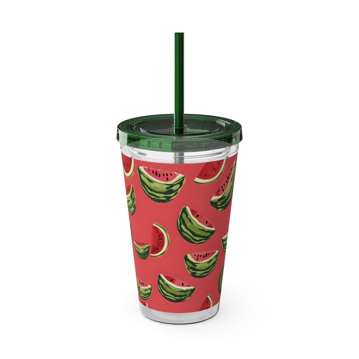 Watermelon Sunsplash Tumbler with Straw