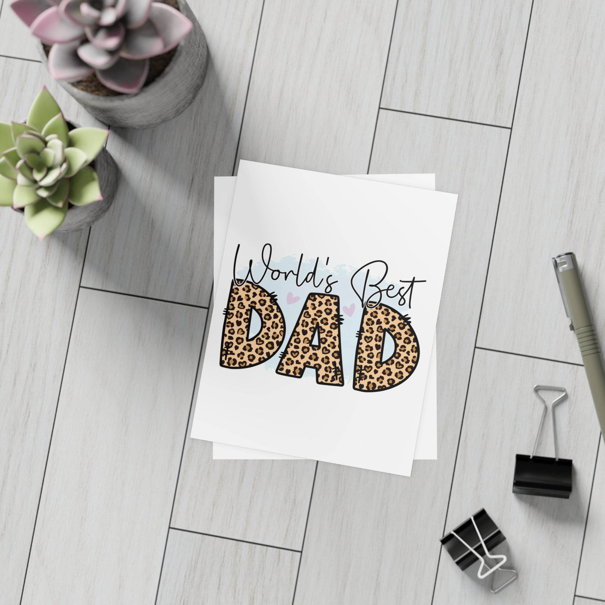 World's Best Dad Postcard Bundles-Envelopes Included - Postcards - Esmeralda Ecostore
