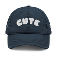Cute Distressed Dad Hat (Embroidery) - Esmeralda Ecostore