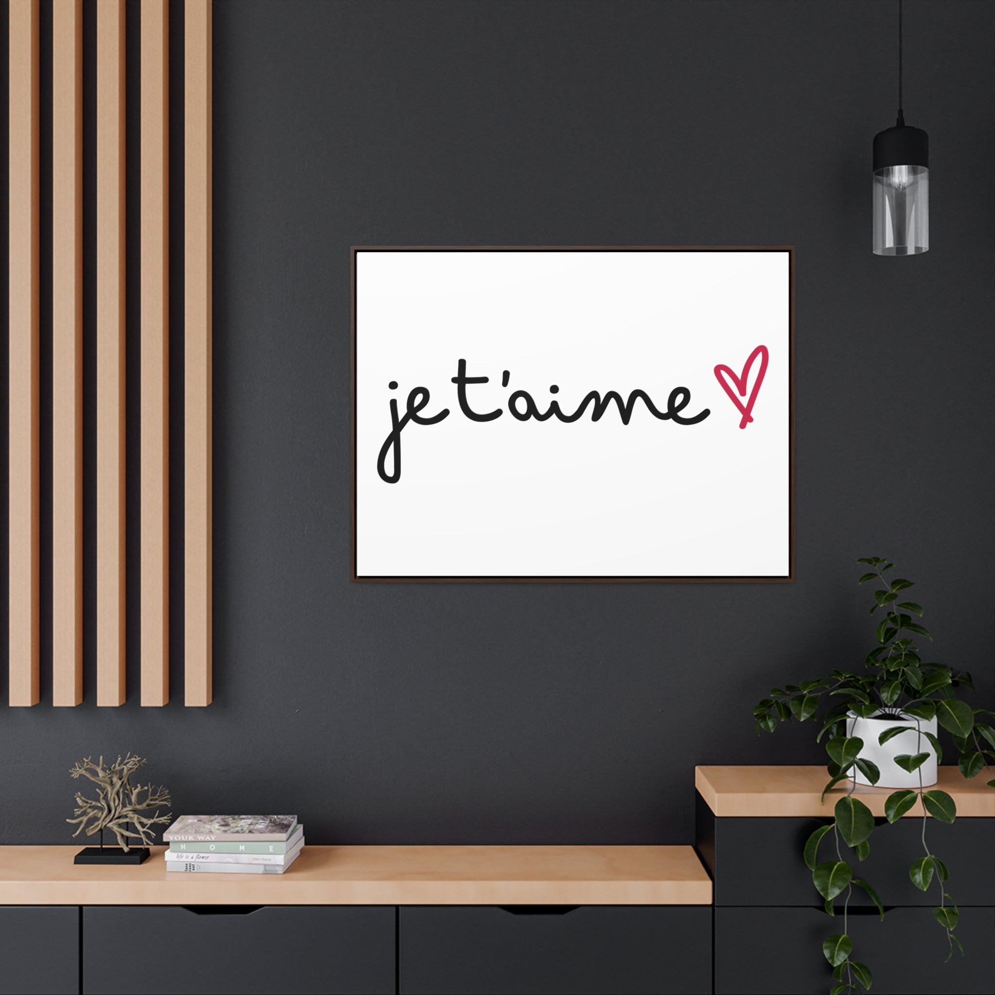 Je t'aime Gallery Canvas Wraps