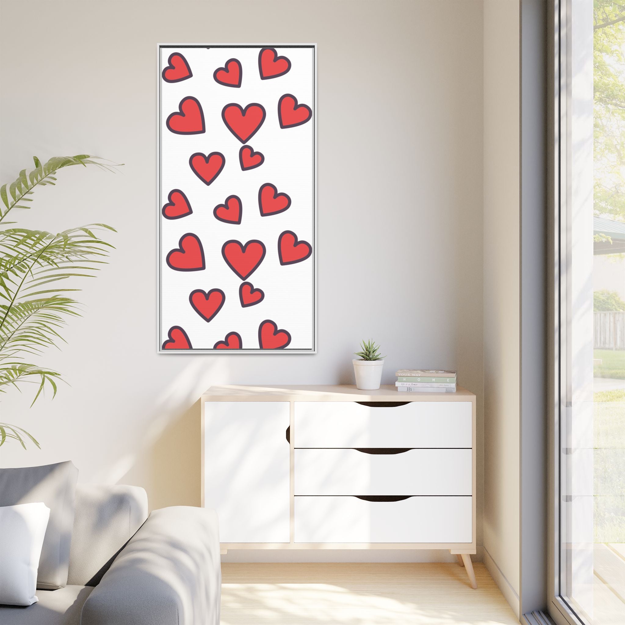 Heartbeat Matte Canvas