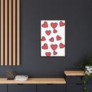 Heartbeat Matte Canvas