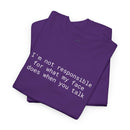 Funny Statement Unisex Heavy Cotton Tee