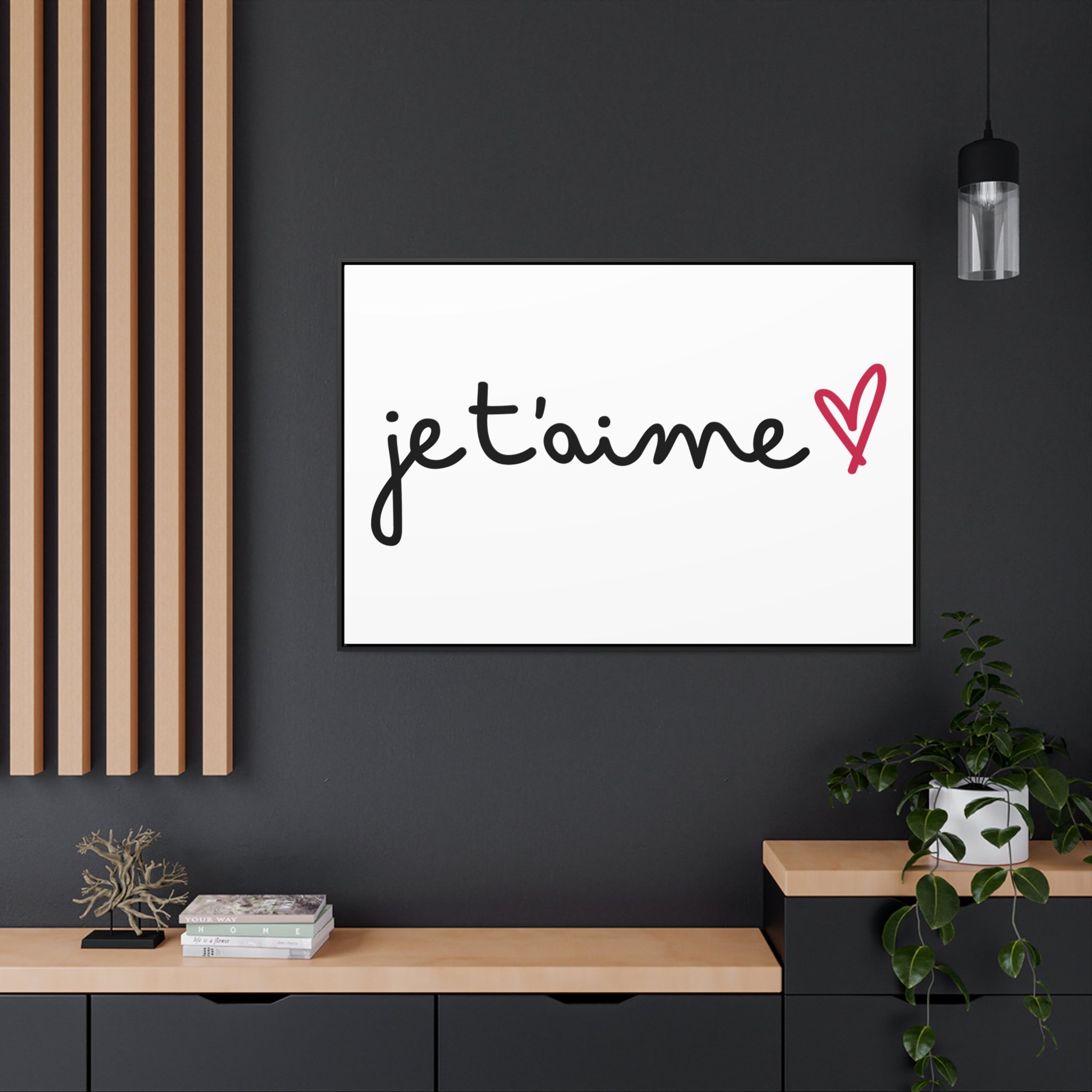 Je t'aime Gallery Canvas Wraps