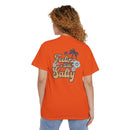 Blue Ocean Unisex Heavy Cotton Pocket Tee - Esmeralda Ecostore