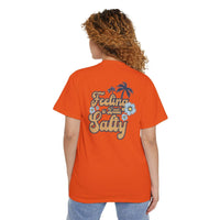 Blue Ocean Unisex Heavy Cotton Pocket Tee - Esmeralda Ecostore