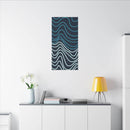 Wiggle Waves Matte Canvas Stretched Multi-Size - Esmeralda Ecostore
