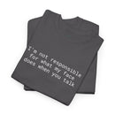 Funny Statement Unisex Heavy Cotton Tee