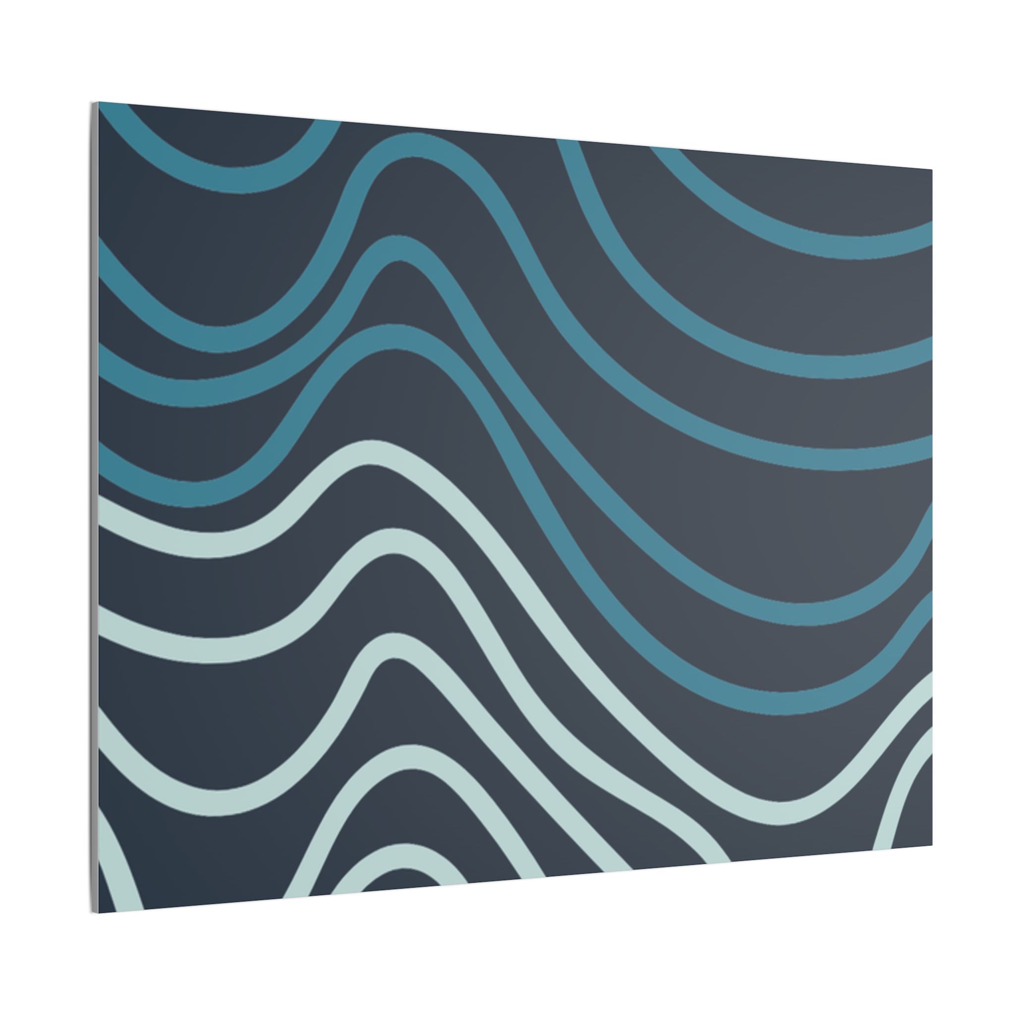 Wiggle Waves Matte Canvas