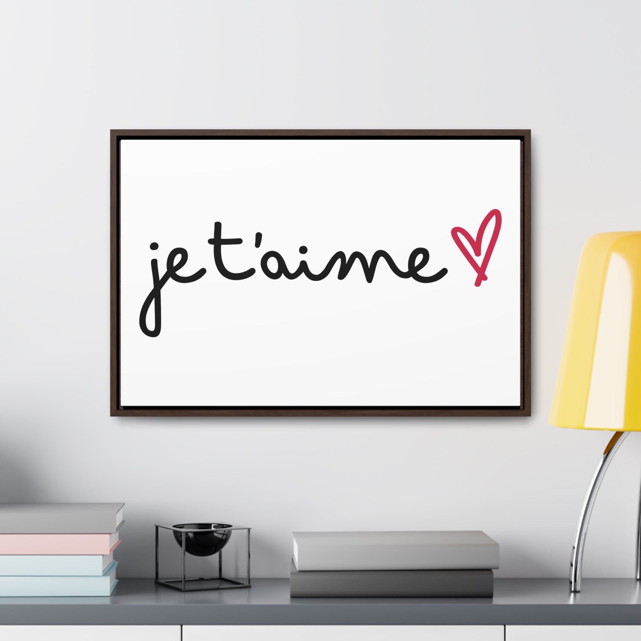 Je t'aime Gallery Canvas Wraps