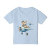 Aviator Bear Heavy Cotton™ Toddler T-shirt - Esmeralda Ecostore