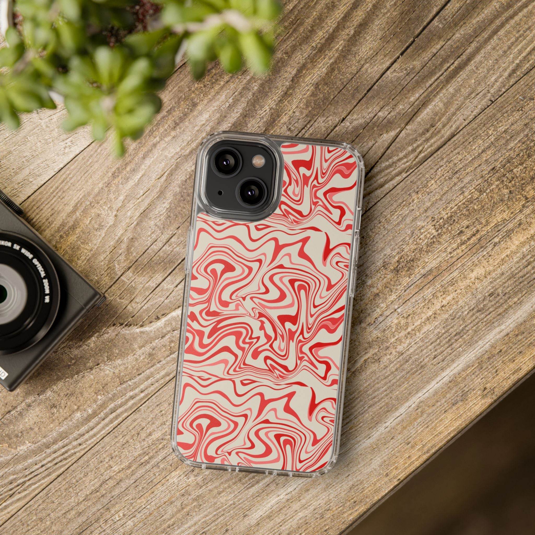 Lava Flow Sustainable Phone Clear Cases - Esmeralda Ecostore