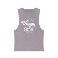 Vacay Mode Unisex Stonewash Tank Top
