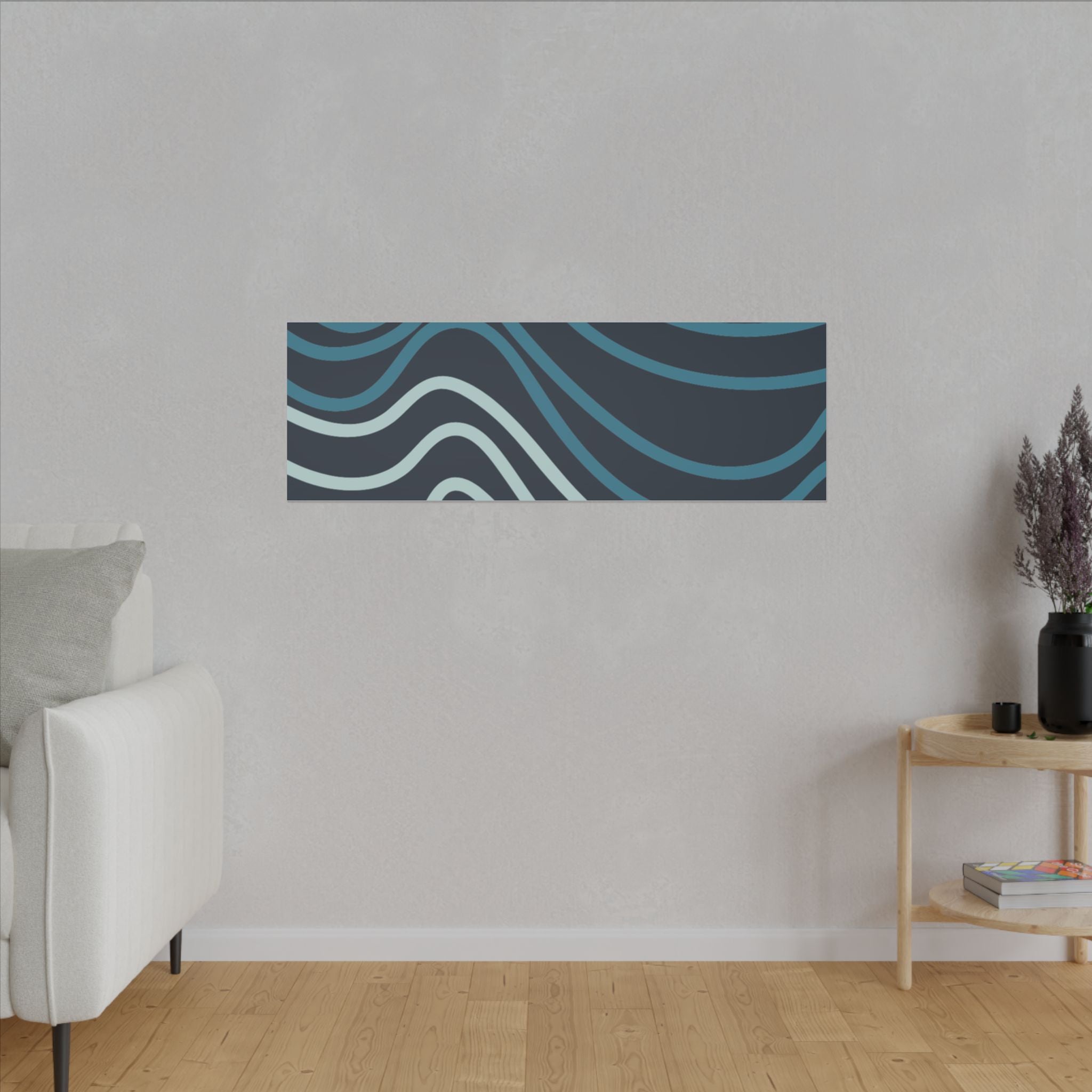 Wiggle Waves Matte Canvas