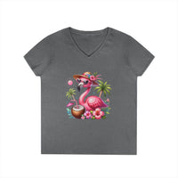 Tropical Chill Ladies's V-Neck T-Shirt - Esmeralda Ecostore