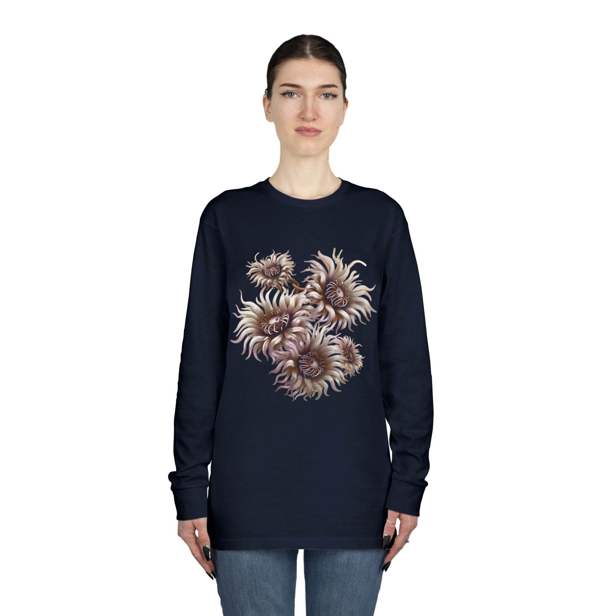 Moss & Bloom Long Sleeve Crewneck Tee - Esmeralda Ecostore
