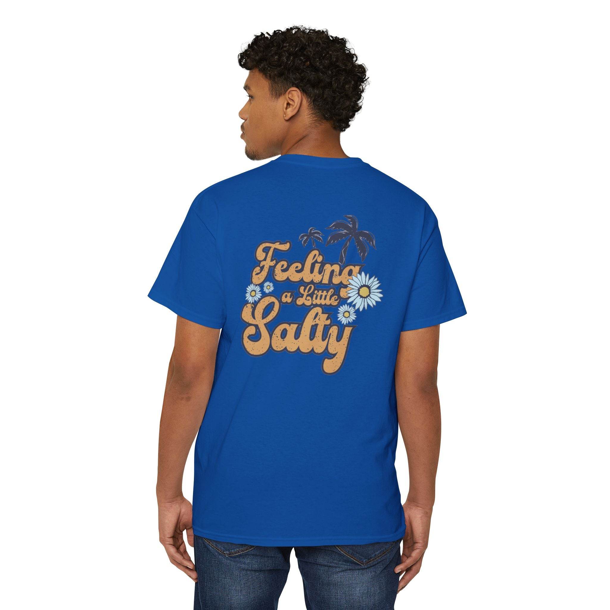 Blue Ocean Unisex Heavy Cotton Pocket Tee - Esmeralda Ecostore