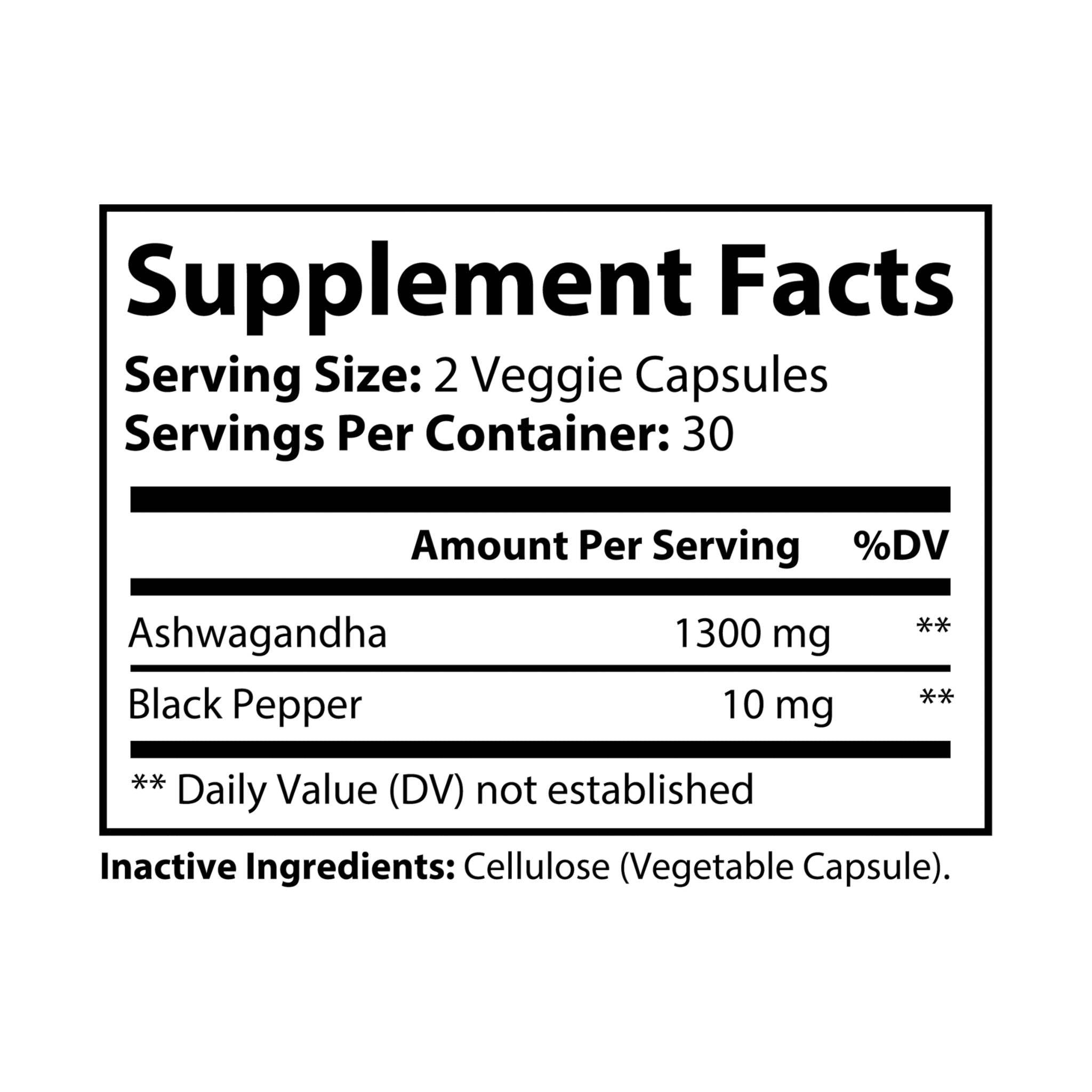 Chill Pill Ashwagandha and Black Pepper Supplement - Esmeralda Ecostore