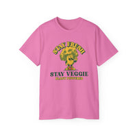 Stay Veggie Unisex Ultra Cotton Tee - Esmeralda Ecostore