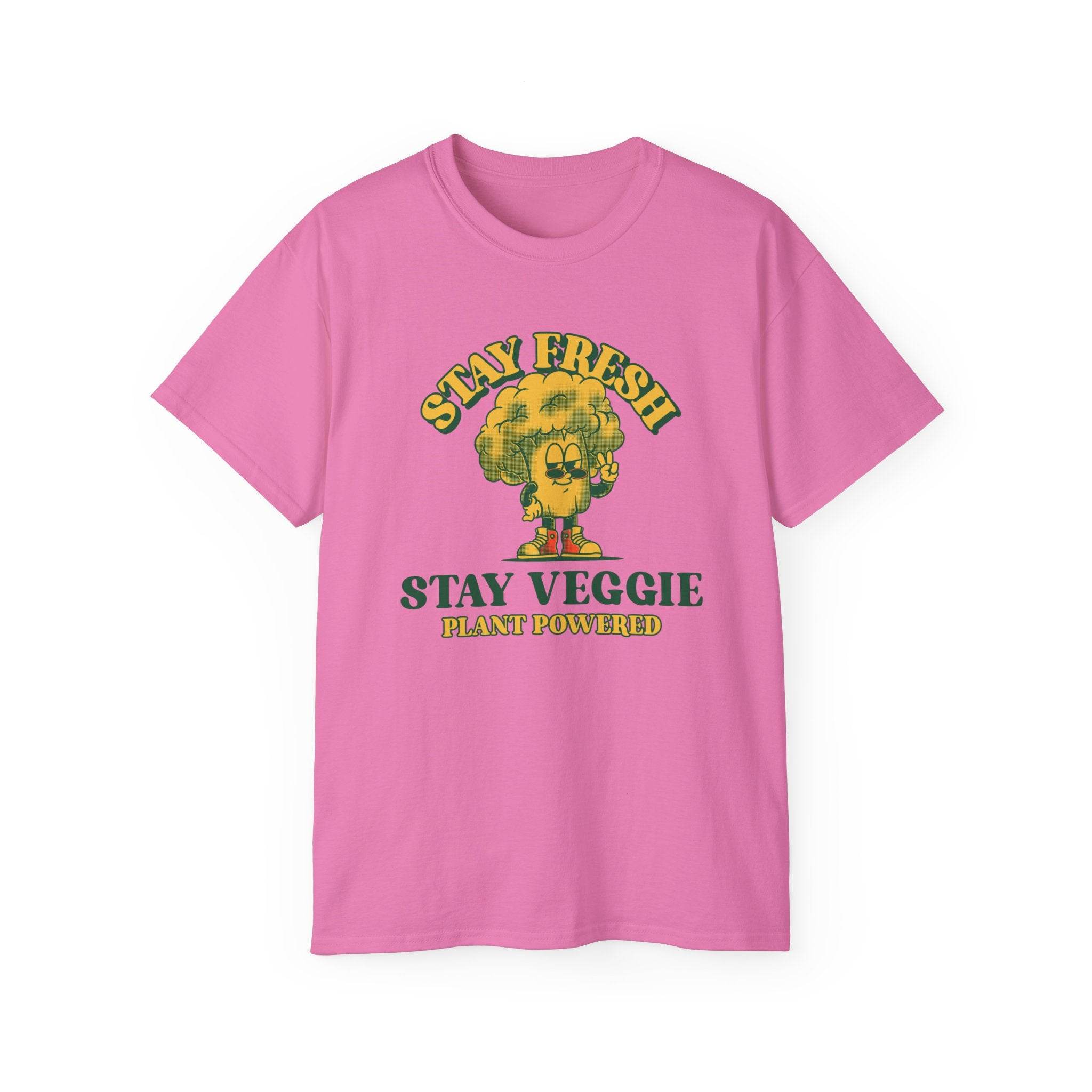 Stay Veggie Unisex Ultra Cotton Tee - Esmeralda Ecostore