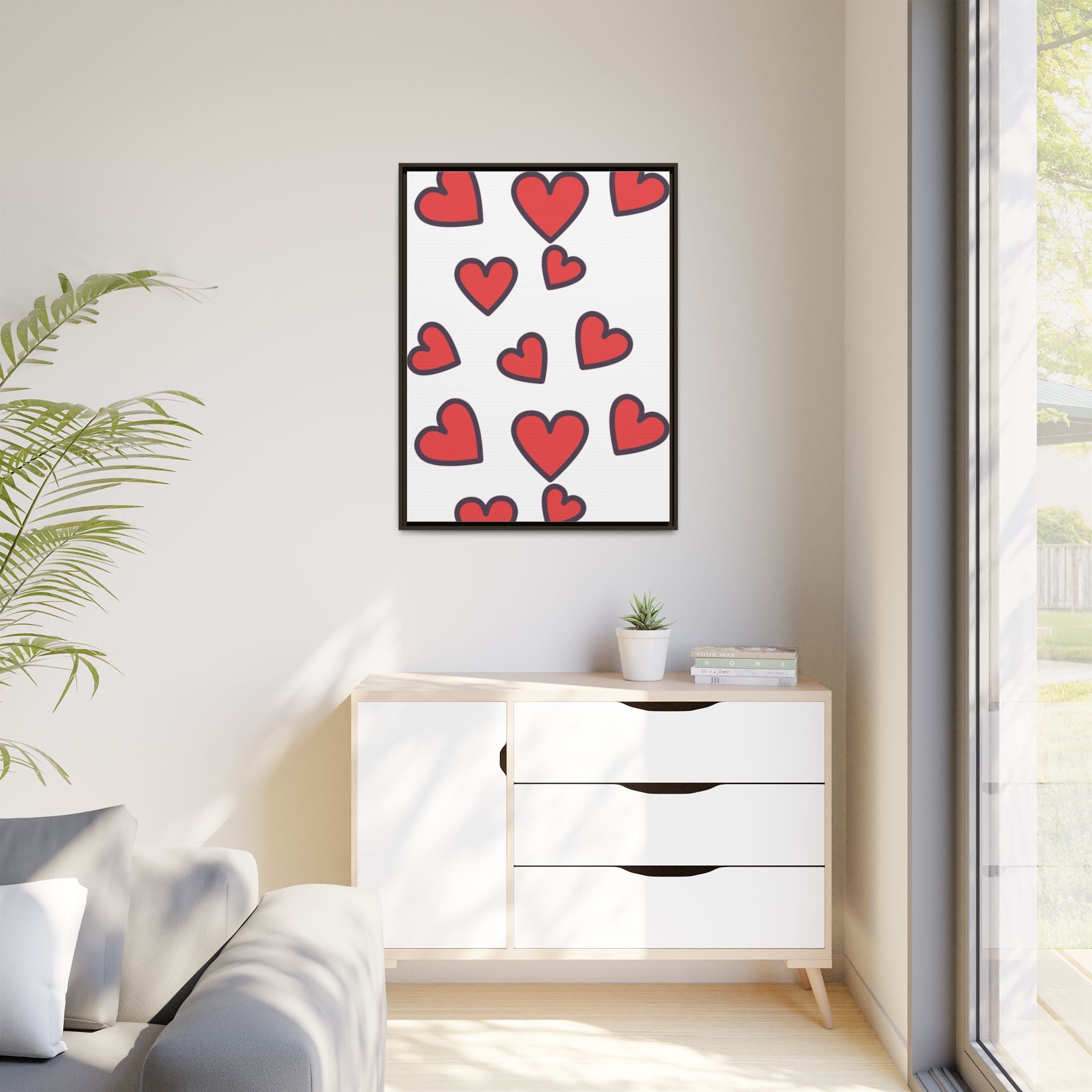 Heartbeat Matte Canvas