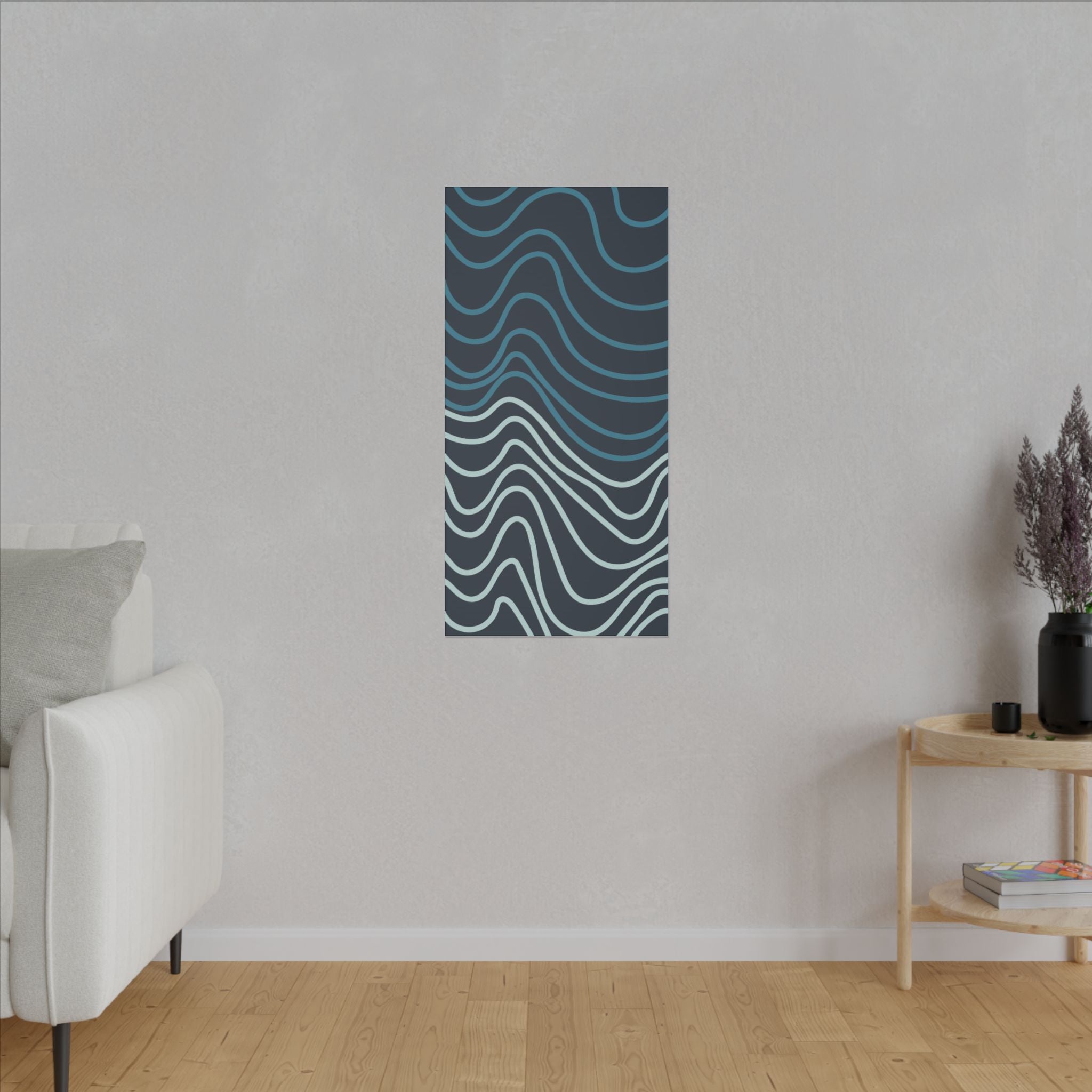 Wiggle Waves Matte Canvas