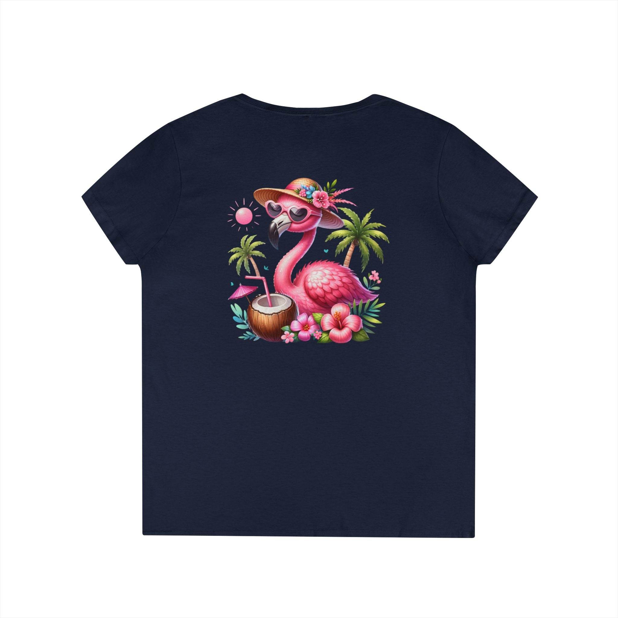 Tropical Chill Ladies's V-Neck T-Shirt - Esmeralda Ecostore