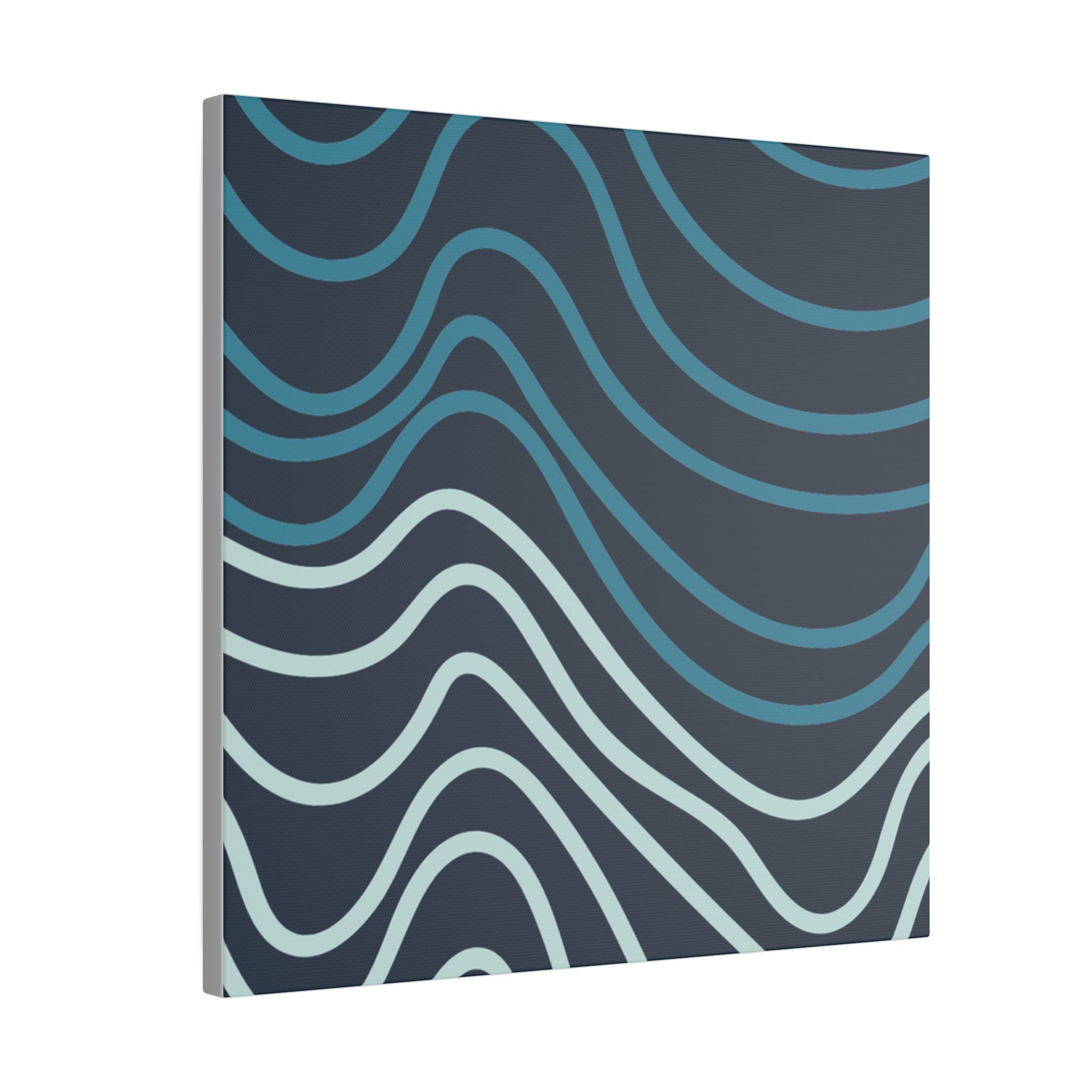 Wiggle Waves Matte Canvas