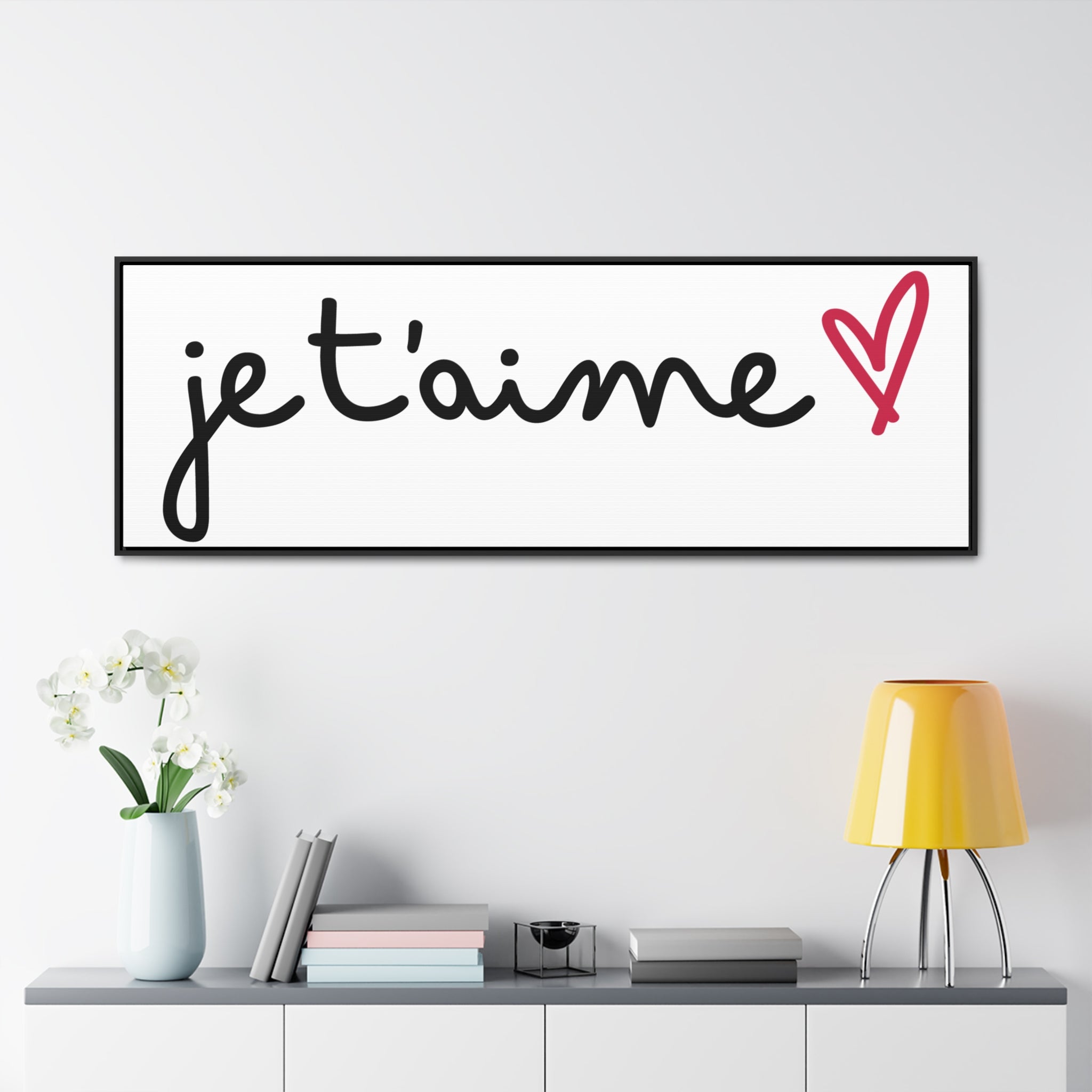 Je t'aime Gallery Canvas Wraps