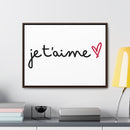 Je t'aime Gallery Canvas Wraps