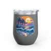 Tropical Sunset Wine Tumbler