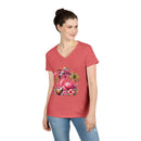Tropical Chill Ladies's V-Neck T-Shirt - Esmeralda Ecostore