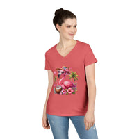 Tropical Chill Ladies's V-Neck T-Shirt - Esmeralda Ecostore
