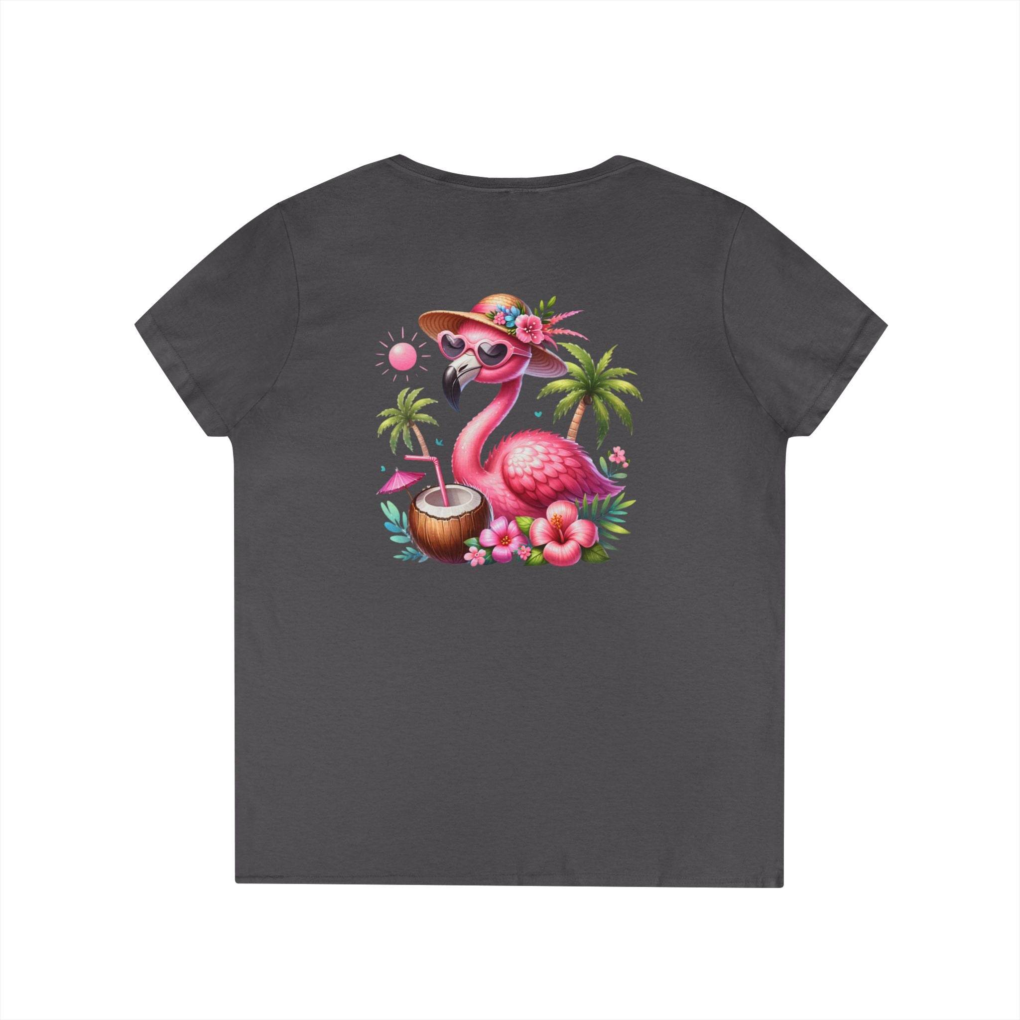 Tropical Chill Ladies's V-Neck T-Shirt - Esmeralda Ecostore