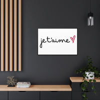 Je t'aime Gallery Canvas Wraps