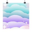 Cloudscape Matte Horizontal Posters - Esmeralda Ecostore