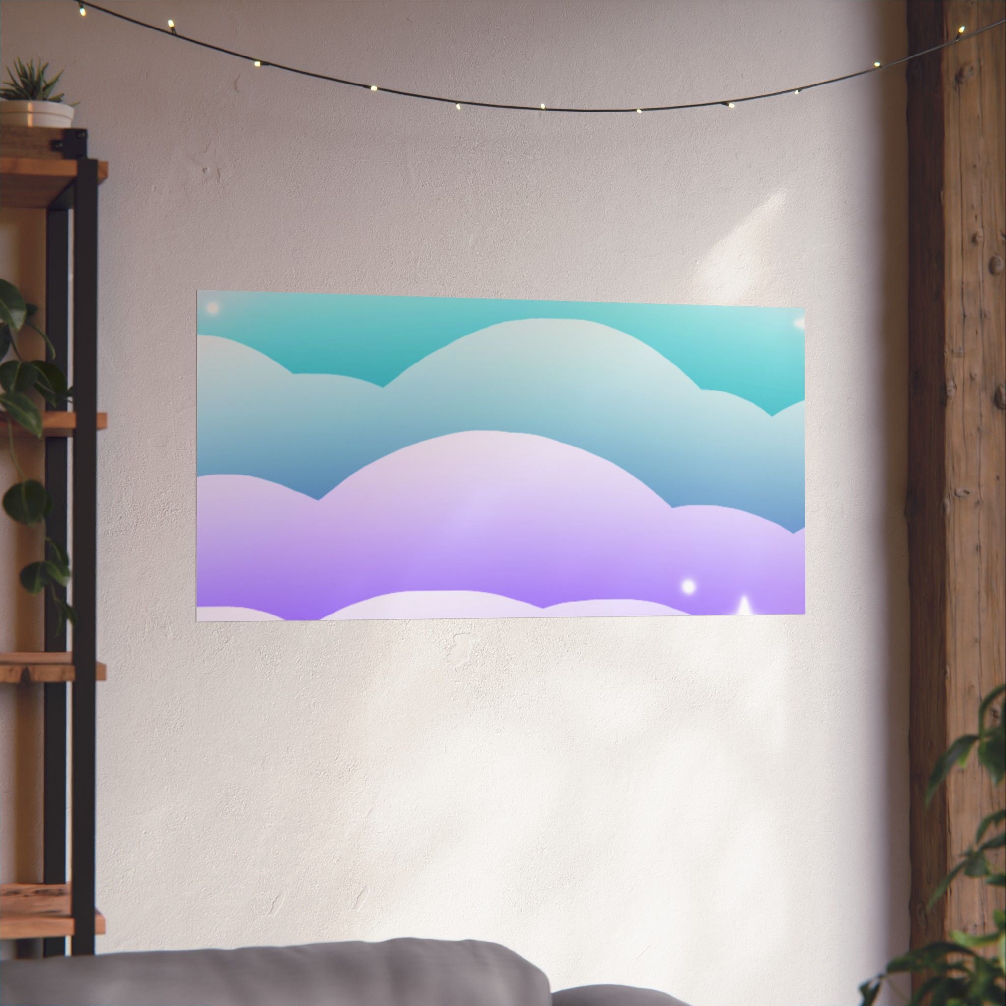 Cloudscape Matte Horizontal Posters