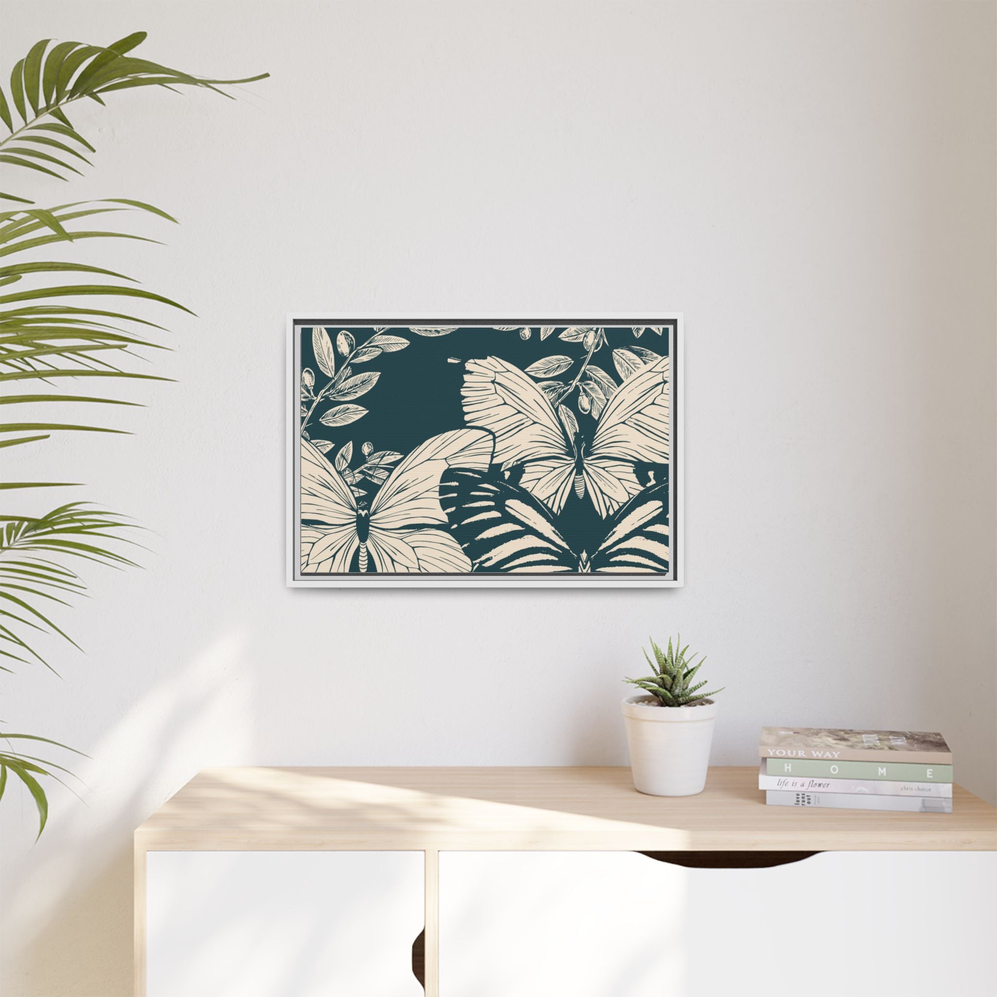 Butterflyscape Matte Canvas