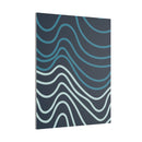 Wiggle Waves Matte Canvas