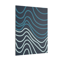 Wiggle Waves Matte Canvas