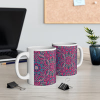 Mandala White Ceramic Mug