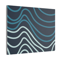 Wiggle Waves Matte Canvas