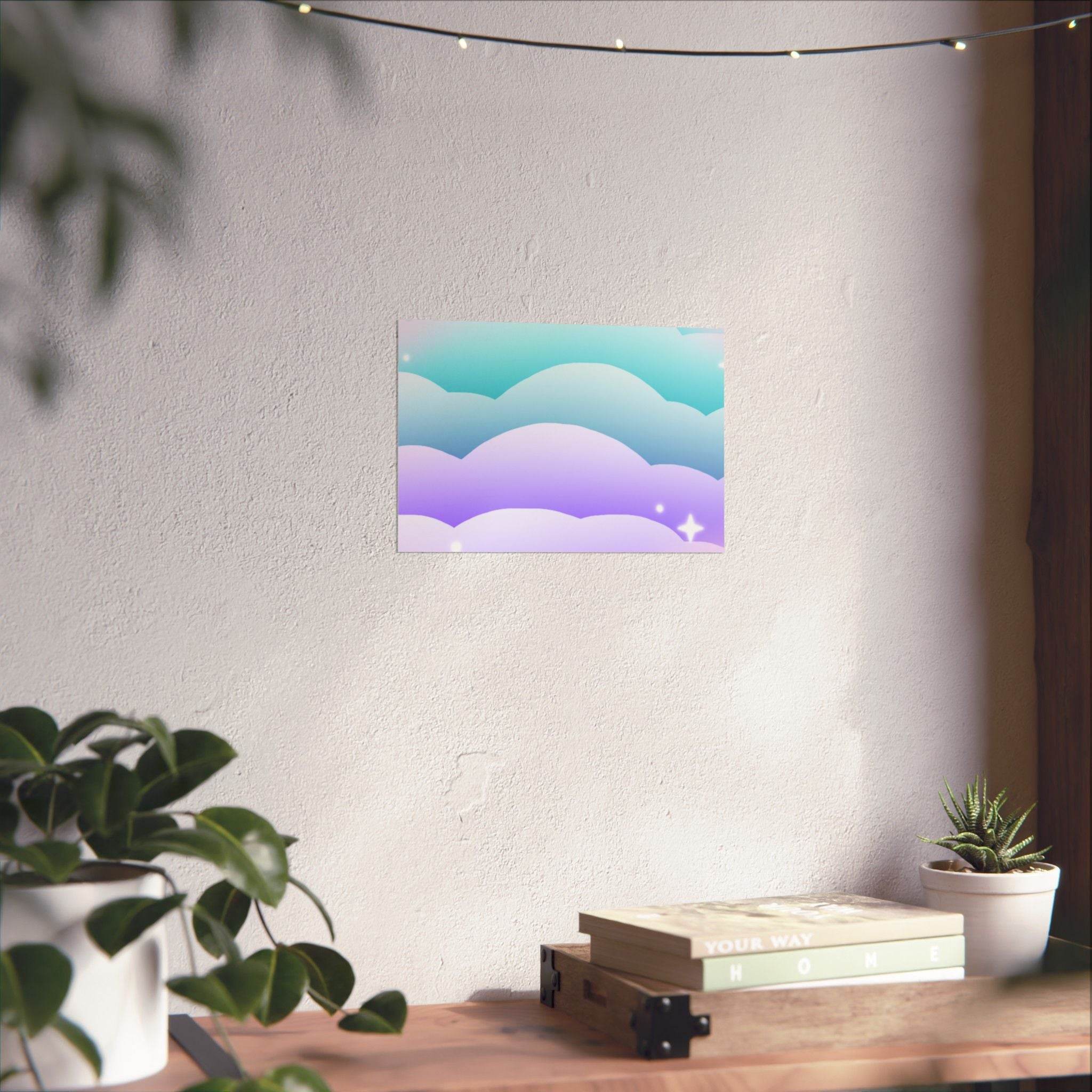 Cloudscape Matte Horizontal Posters - Esmeralda Ecostore