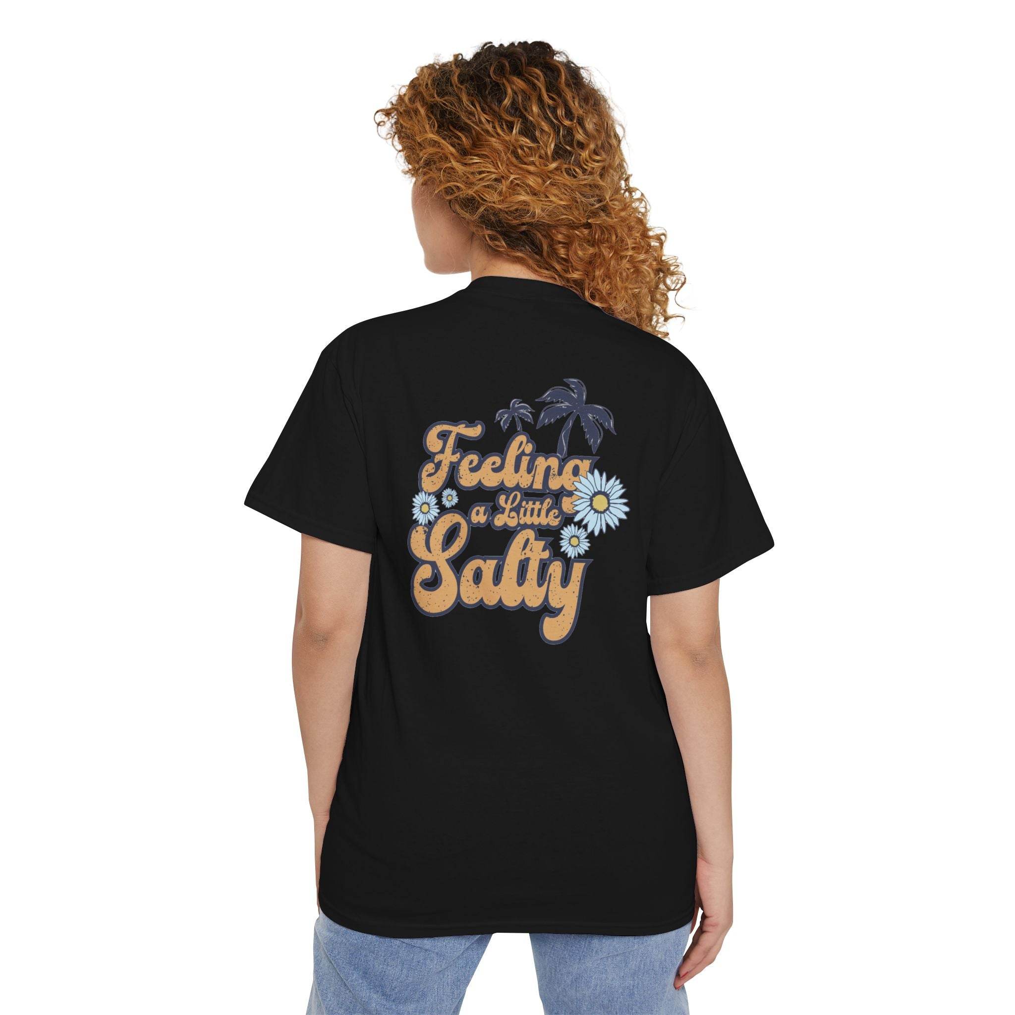 Blue Ocean Unisex Heavy Cotton Pocket Tee - Esmeralda Ecostore