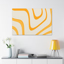 Golden Flow Canvas Gallery Wraps